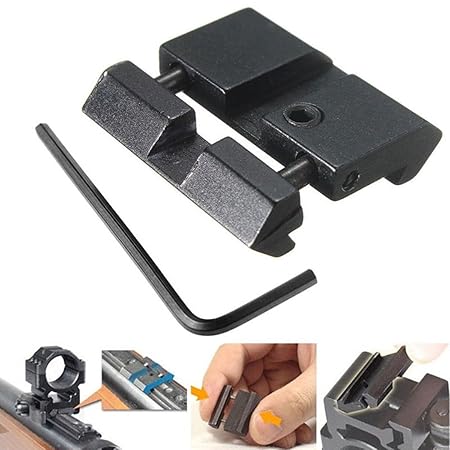 VERY100 11mm/10mm to 20mm/21mm chwalbenschwanz Weaver Picatinny Rail Adapter Mount