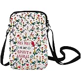 LEVLO Hei Chicken Crossbody Bag Chicken Lover Gift Hei Is My Spirit Animal Shoulder Bag Cartoon Movie Merchandise