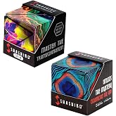 Shashibo DODECA and Octa Magnetic Puzzle Cube, Bundle of 2 | Sensory Fidget Toy For Adults &amp; Kids, Fun Shape Shifting Puzzle Box For All Ages