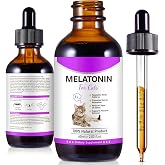 asusxcli Melatonin for Cats - Cat Calming Treats- Cat Sedative for Grooming - Helps to Support Restful Sleep for Your Cat - Cat Sleep Aid - Anxiety Relief for Cats