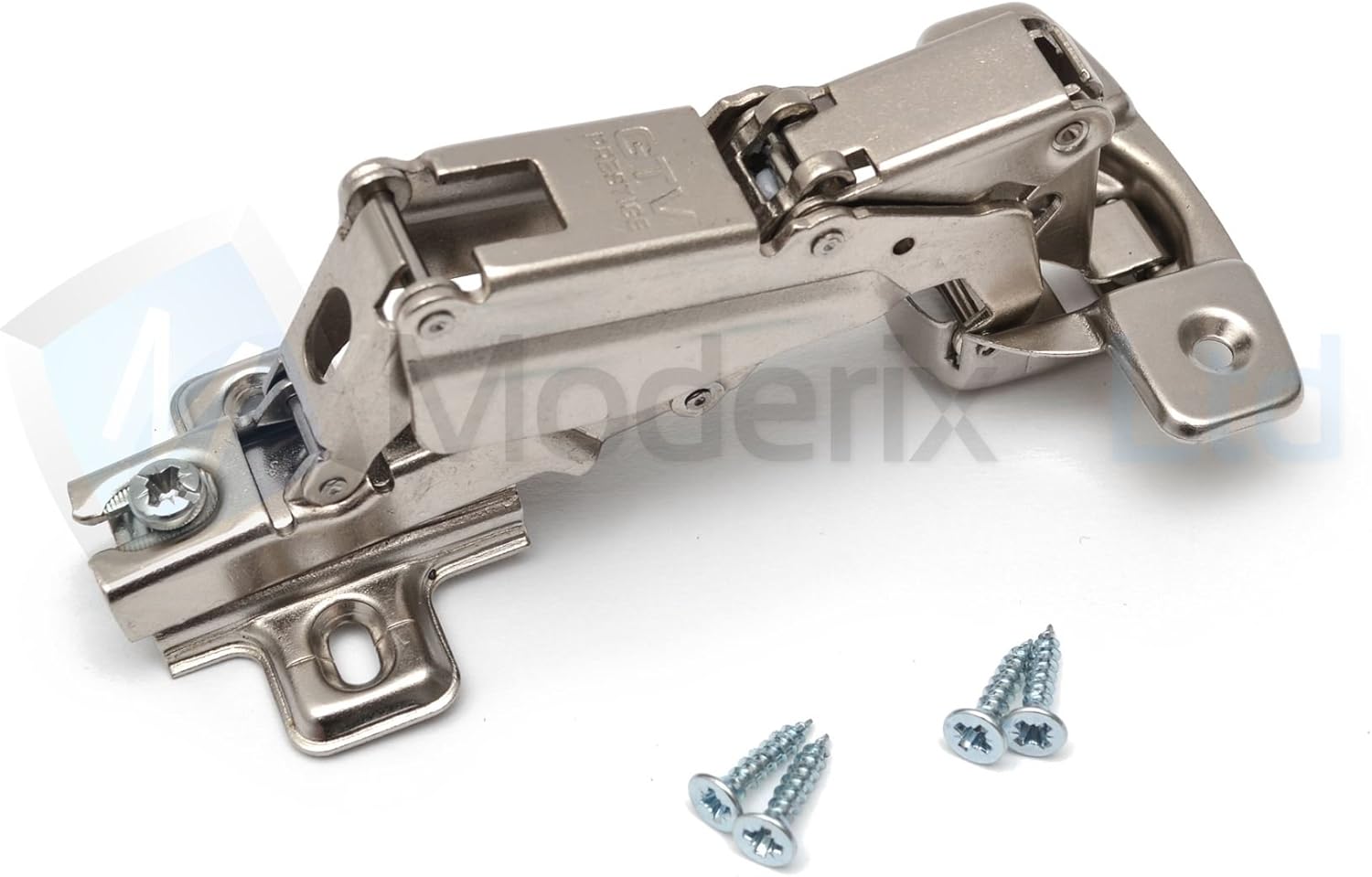 35mm 165 Degree Kitchen Cabinet Wardrobe Door Hinge Angular + Screws by GTV