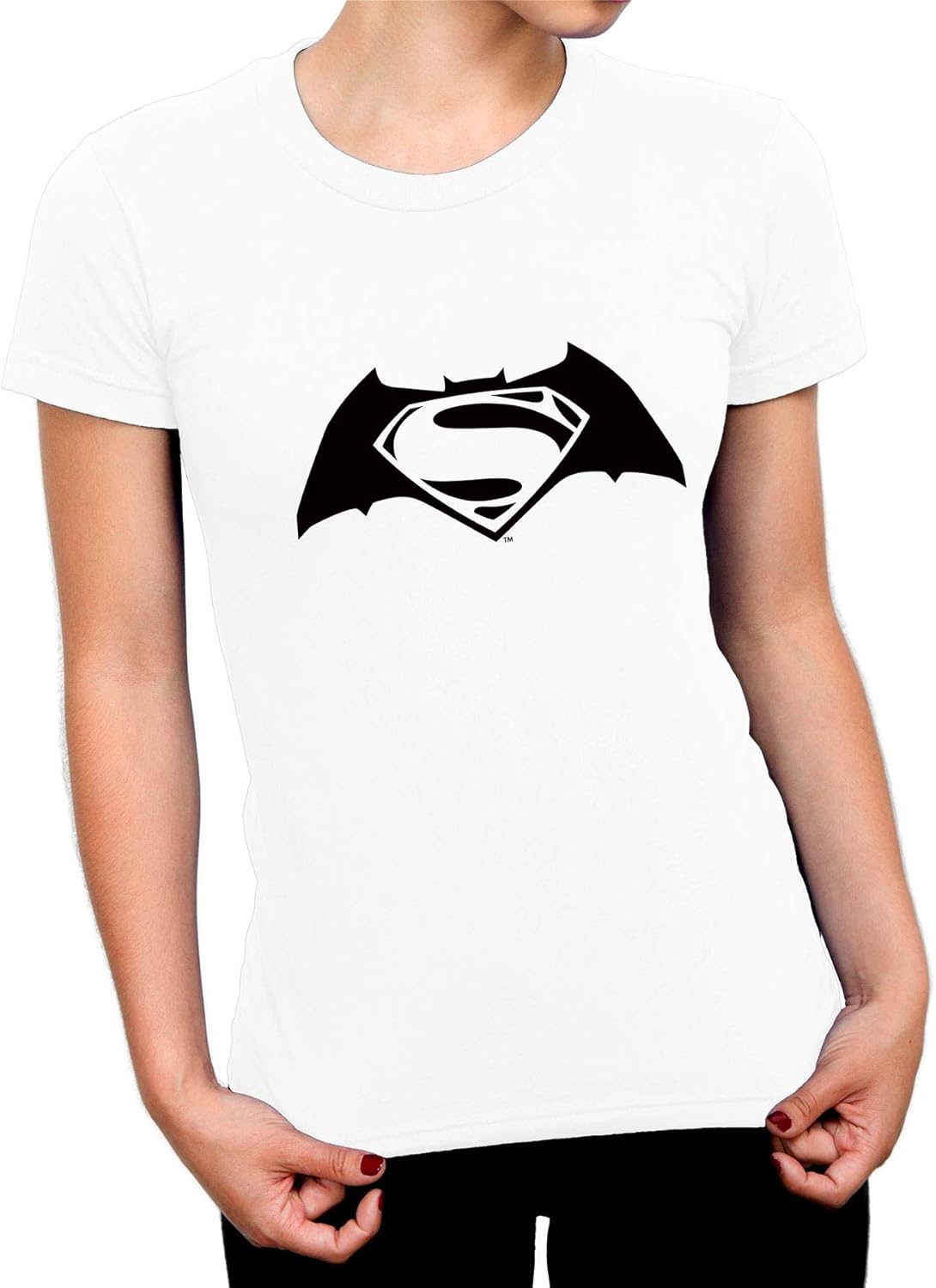 Batman VS. Superman Logo Children's Unisex White TShirt Amazon.co.uk