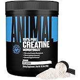 Animal Creatine Monohydrate Powder – Micronized Creatine for Women and Men, Supports Muscle Growth, Strength, Endurance, Recovery and ATP Production, Gym & Workout Supplements - Unflavored, 300g