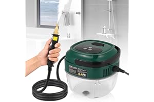 Moongiantgo Handheld Steam Cleaner 2500W High Pressure 1.5L Steamer for Cleaning, Portable Steam Cleaner for Home Kitchen Bathroom, Steam Cleaner for Car Detailing Grout Tile (Army Green)