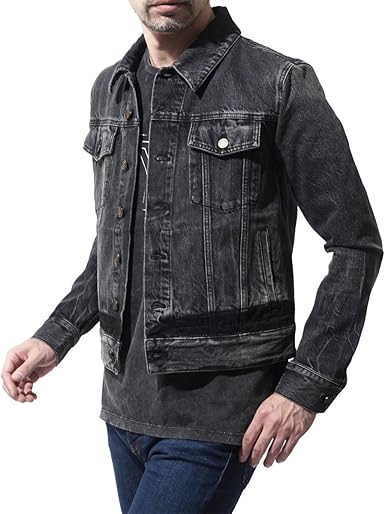 Amazon サンローランパリ Saint Laurent Paris デニムジャケット Mサイズ 並行輸入品 コート ジャケット 通販