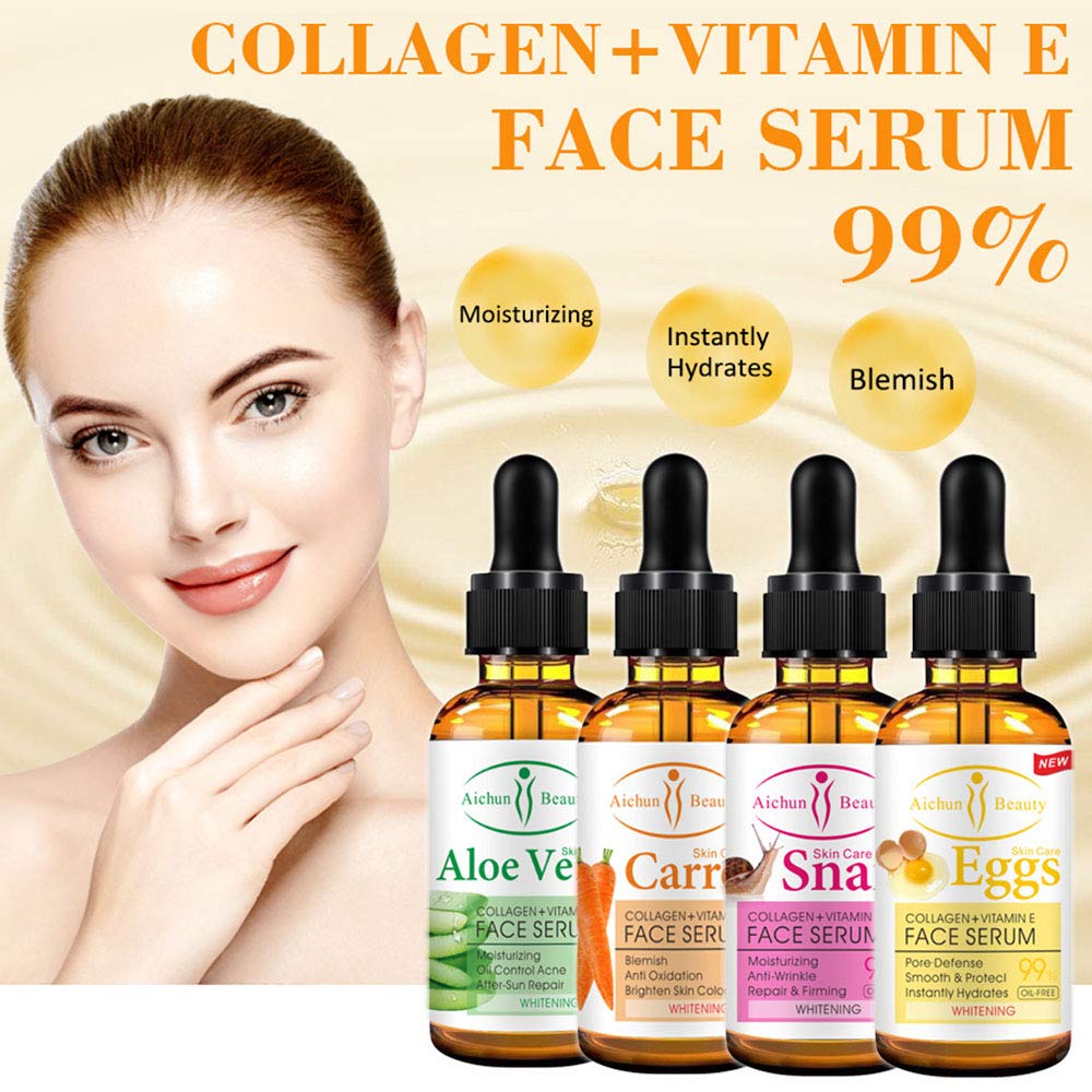 snail face serum collagen