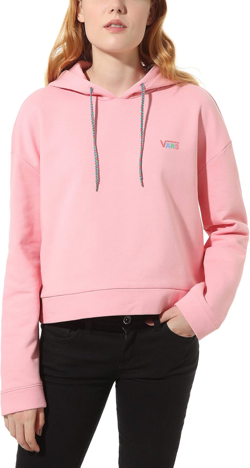 pink vans hoodie womens