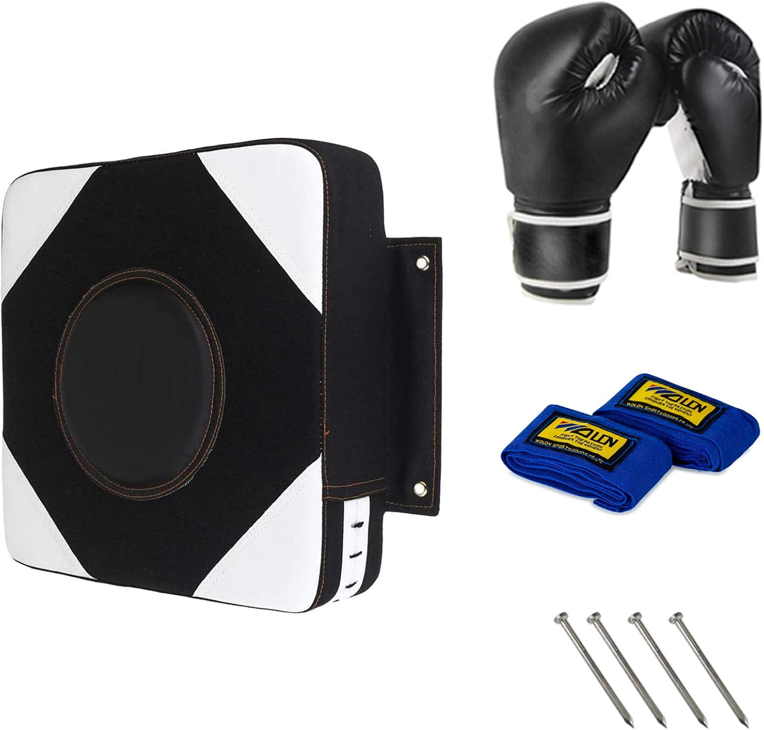 Sfeexun Wall Focus Target Boxing Mat for Martial Arts with Punching Gloves and Hand Protectors, Foam Punching Target Pad for Muay Thai Releasing Pressure : Sports & Outdoors
