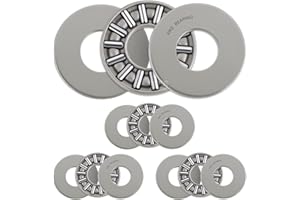 XIKE POWER UNLIMITED TRANSPORT XIKE 4 Pcs NTA916/TC916+2TWA Thrust Needle Roller Bearings 9/16"x1" with Washers, Fits DIY/Electric＆Manual Tools, Cars/Trucks/TWAilers/Two＆Three Wheelers, Agriculture/Industrial Machinery.