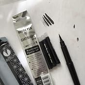 Pentel - Brush Sign Pen Black Pigment, Set da 3 | Mondo Artista