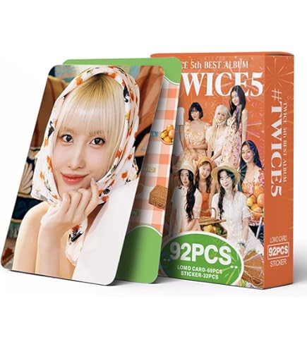 Amazon.com : eTel Like 5 Pack/275 Pcs Twice Lomo Card Photocards
