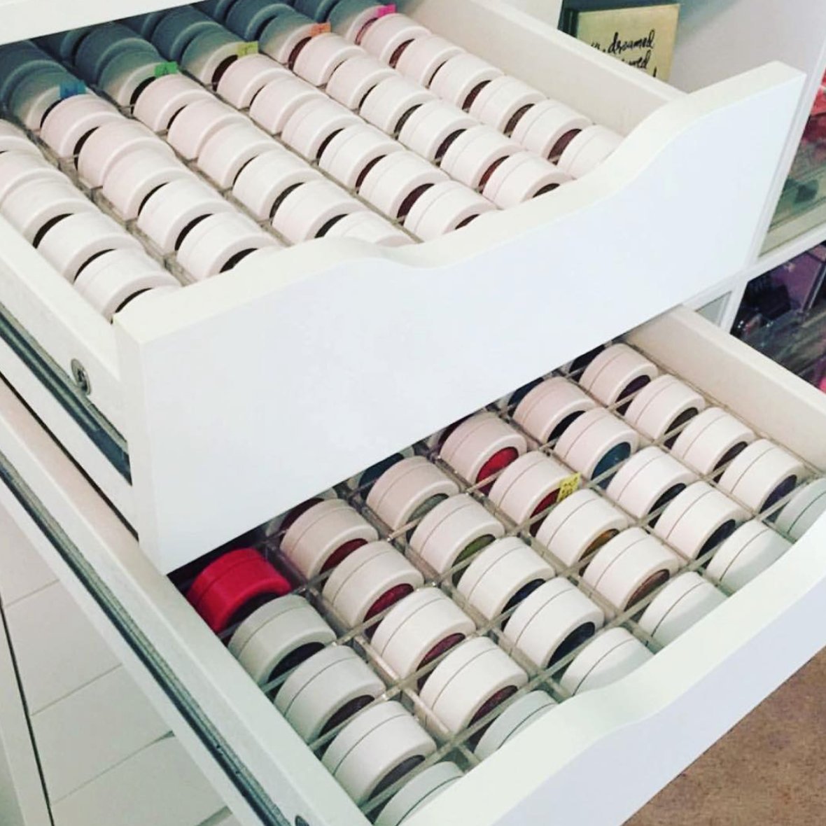 Amazon Com Fits Ikea Alex Holds 72 Eyeshadow Drawer Acrylic Makeup Organizer Divider Tray Clear By Sonny Cosmetics Beauty