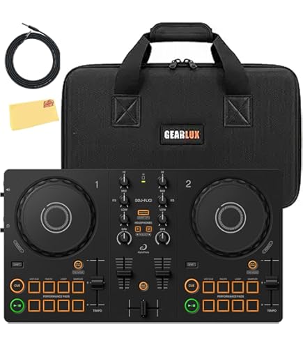Amazon.com: Pioneer DJ DDJ-FLX4 2-deck Controller & HDJ-CUE1BT On