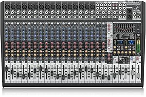 Behringer EURODESK SX2442FX Ultra-Low Noise Design 24-Input 4-Bus Studio/Live Mixer with XENYX Mic Preamplifiers, British EQ and Dual Multi-FX Processor