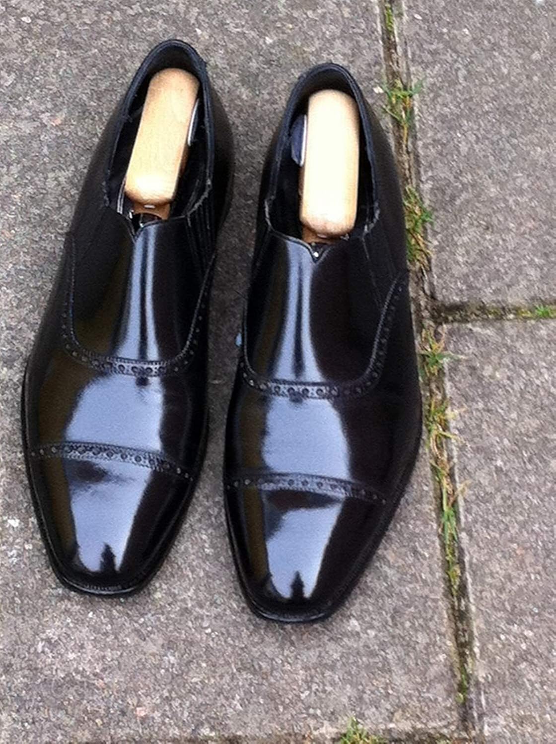 Leather Luster Hi Gloss Brilliant Patent Leather Finish 4 Ounce - Black: Shoes