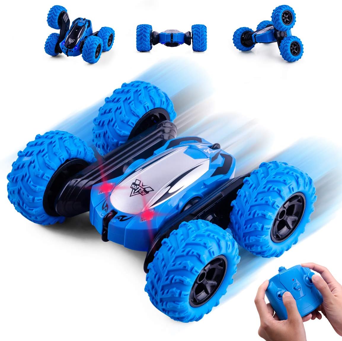 Highttoy Remote Control Stunt Car,2.4GHz 4WD RC Car Toys for 612 Year