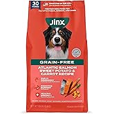 Jinx Premium Grain-Free Dry Dog Food, for All Lifestages - Real Salmon, Sweet Potato & Carrot Kibble with Superfoods for Immune Support & Probiotics for Digestive Support - No Fillers - 30lb