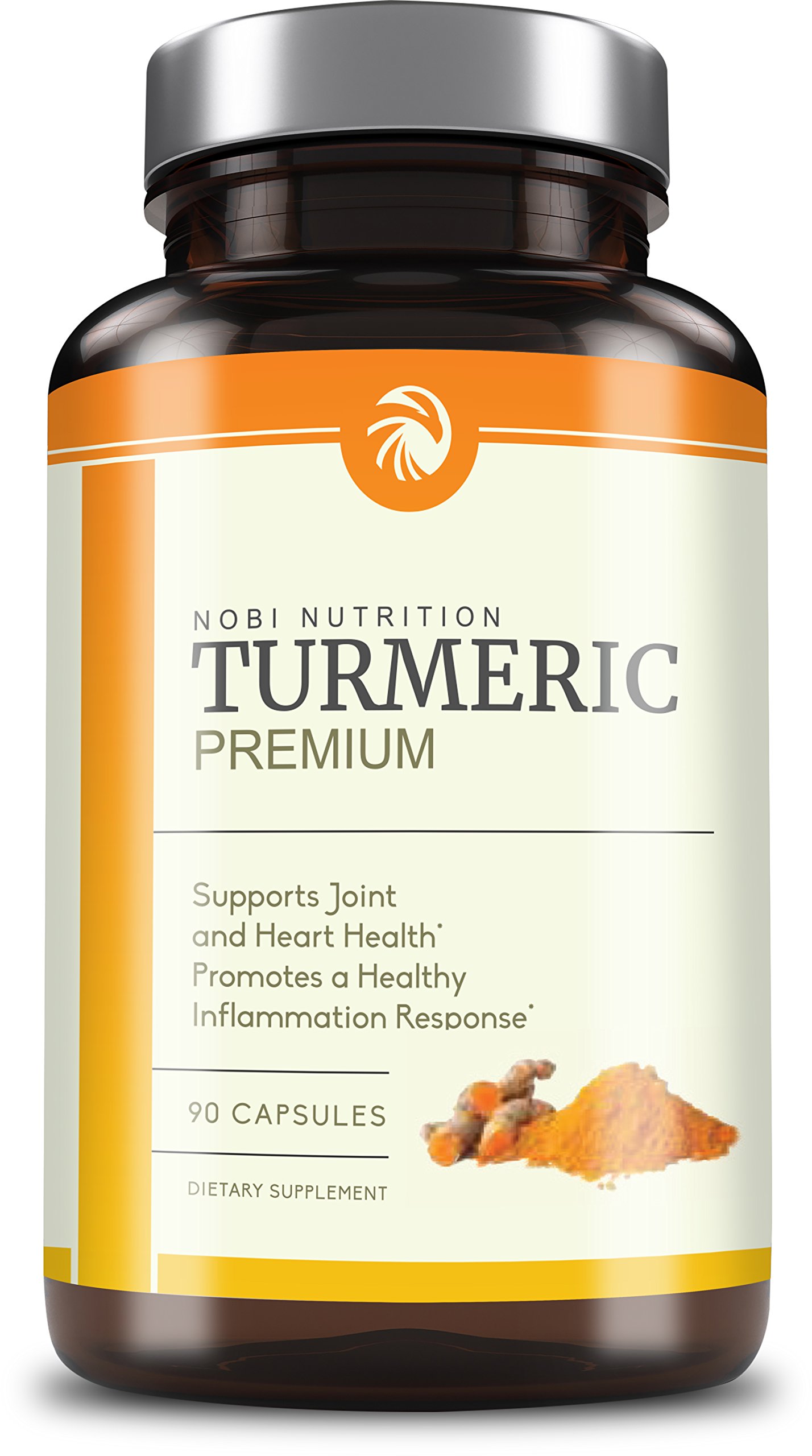 Nobi Nutrition Turmeric Curcumin with Bioperine and 95 Curcuminoids