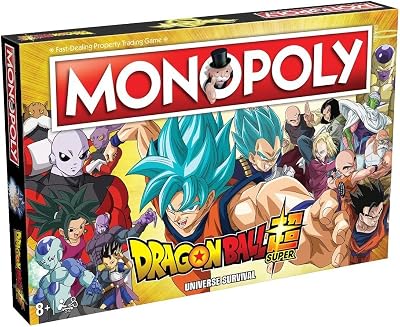 Winning Moves Dragon Ball Super Monopoly Board Game Brand New 2 Players Ages 8