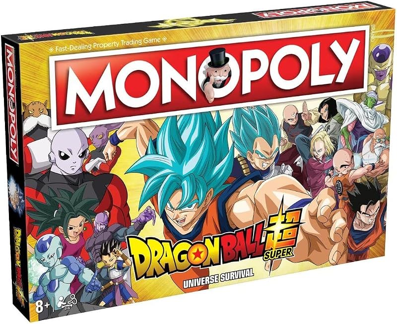 Winning Moves Dragon Ball Super Monopoly Board Game Brand New 2 Players Ages 8