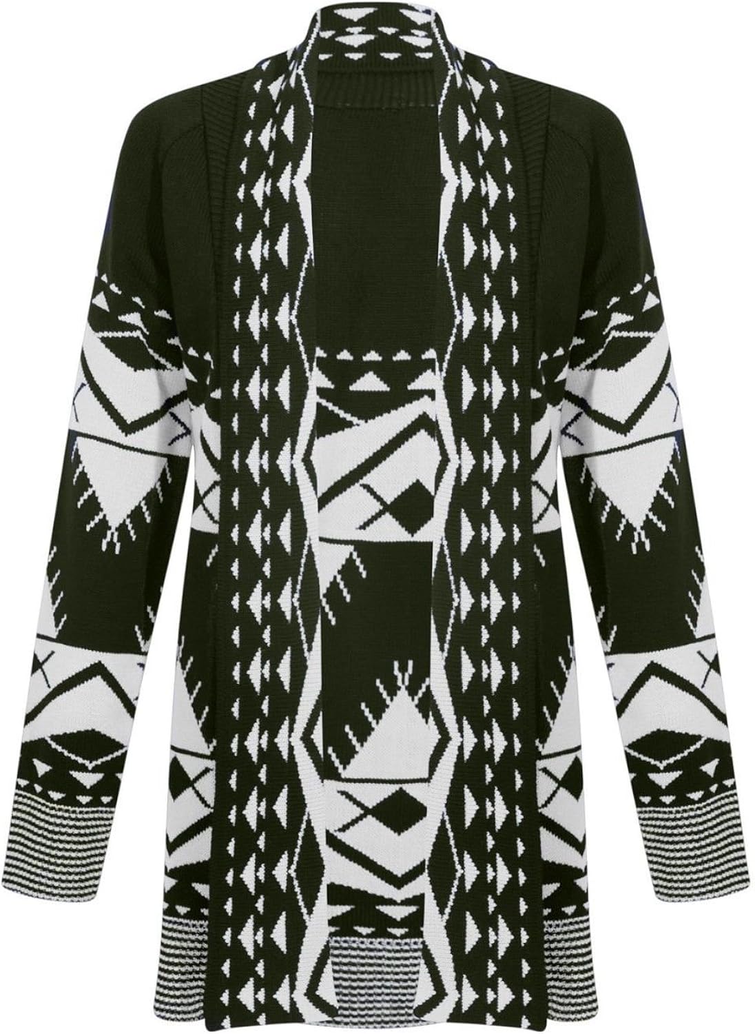 black and white cardigan