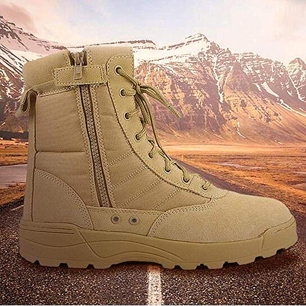 Men Comp Toe Jungle Combat Boots 