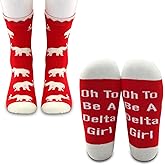 G2TUP Red Sorority Socks Elephant Sorority Fans Gifts Oh To Be A Girl Socks Greek Sisterhood Paraphernalia Merch