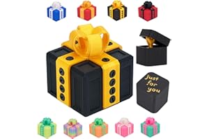 CGXRDK Annoying Gift Box with Screws,Includes Finger Box Inside,Prank Pop-up Finger Fun Gag Novelty Gift,Glow in The Dark Color,Take-Apart Puzzle Surprise Prank Box