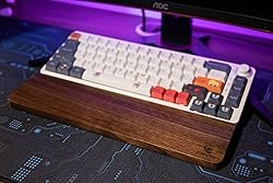GK GAMAKAY Wooden Wrist Rest Pad, 12.8" Compact