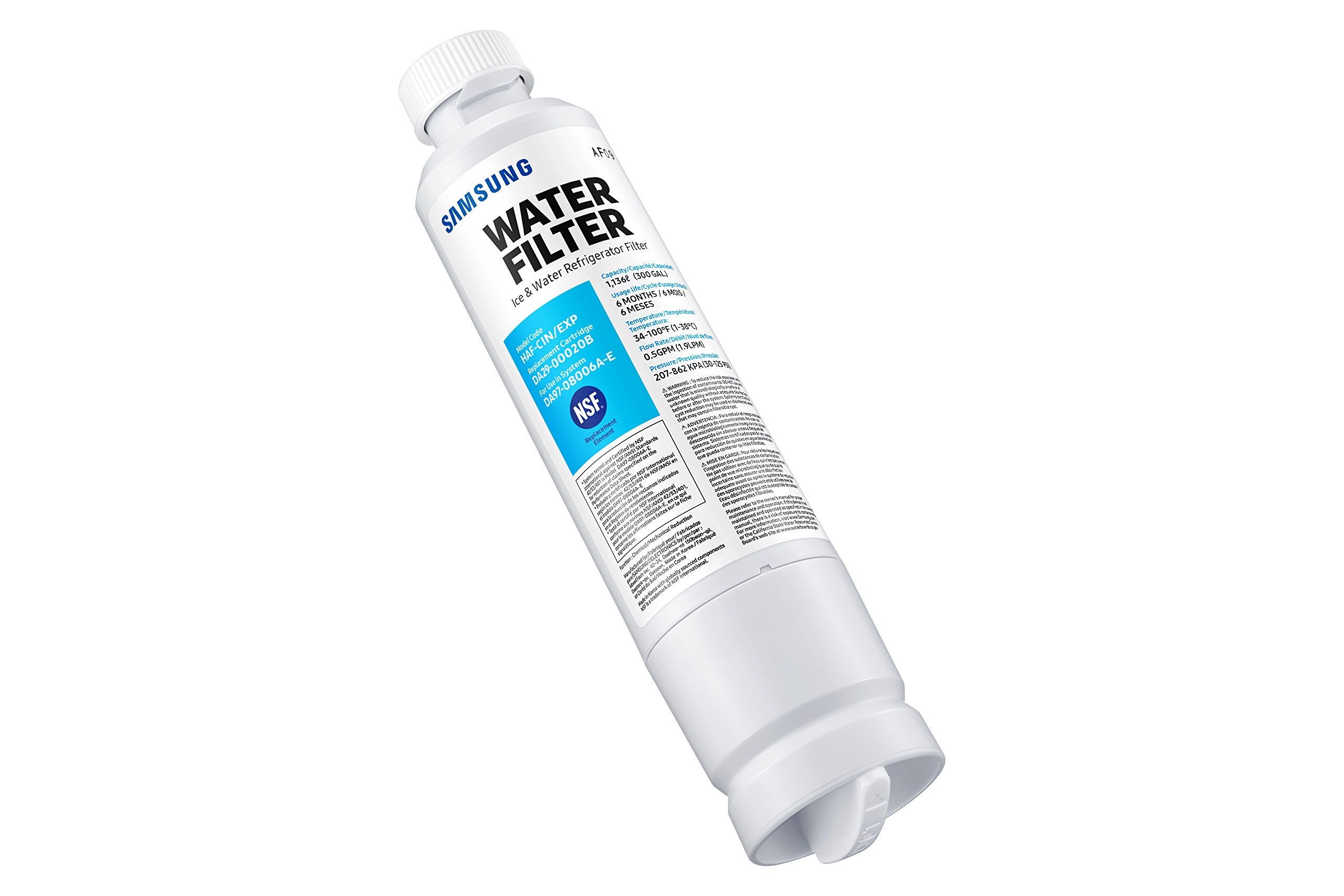 Samsung model HAFCIN/EXP Refrigerator Water Filter DA2900020B (1 Pack