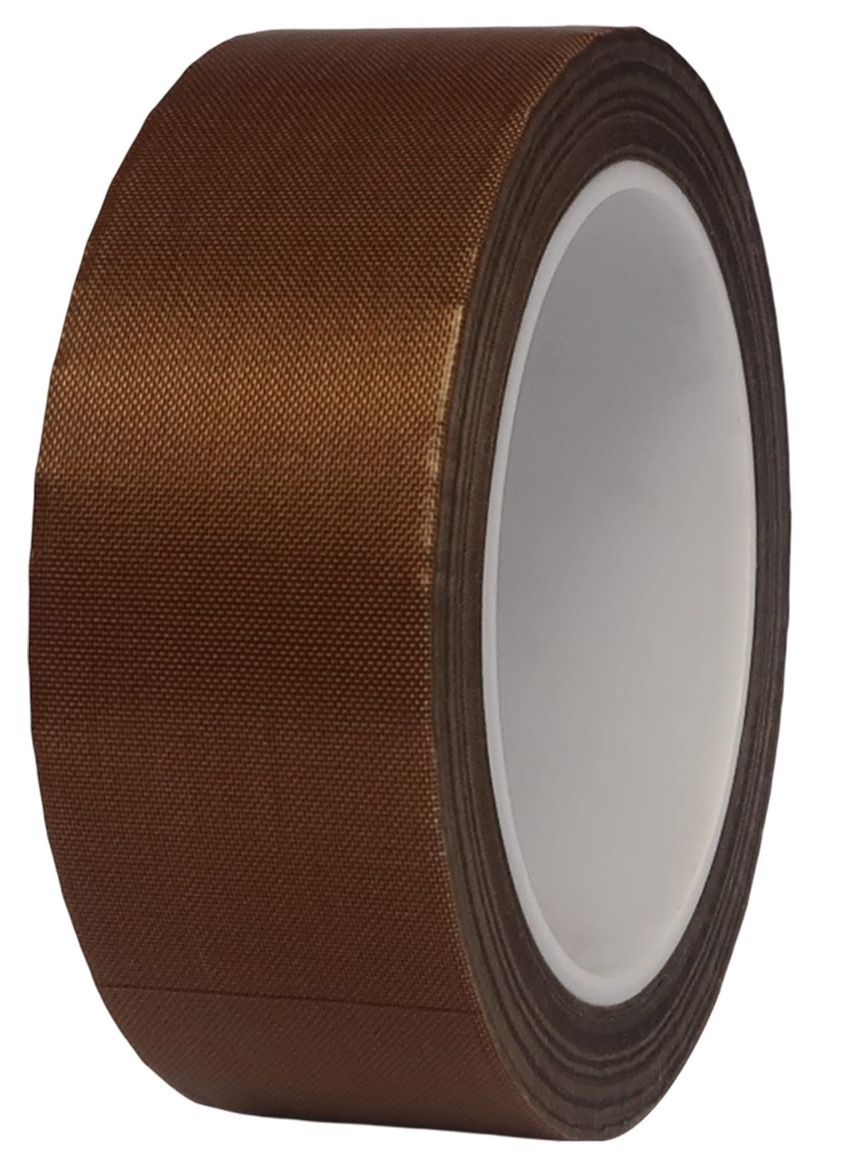 Hoerev Glass Cloth Coated PTFE Teflon Adhesive Tape,Thickness 0.13mm,19mmx30m Brown
