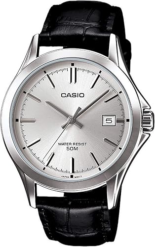 casio classic silver watch