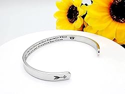 Dczosily Inspirational Bracelet Cuff Bracelets for