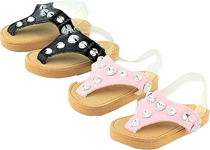 pink jeweled sandals