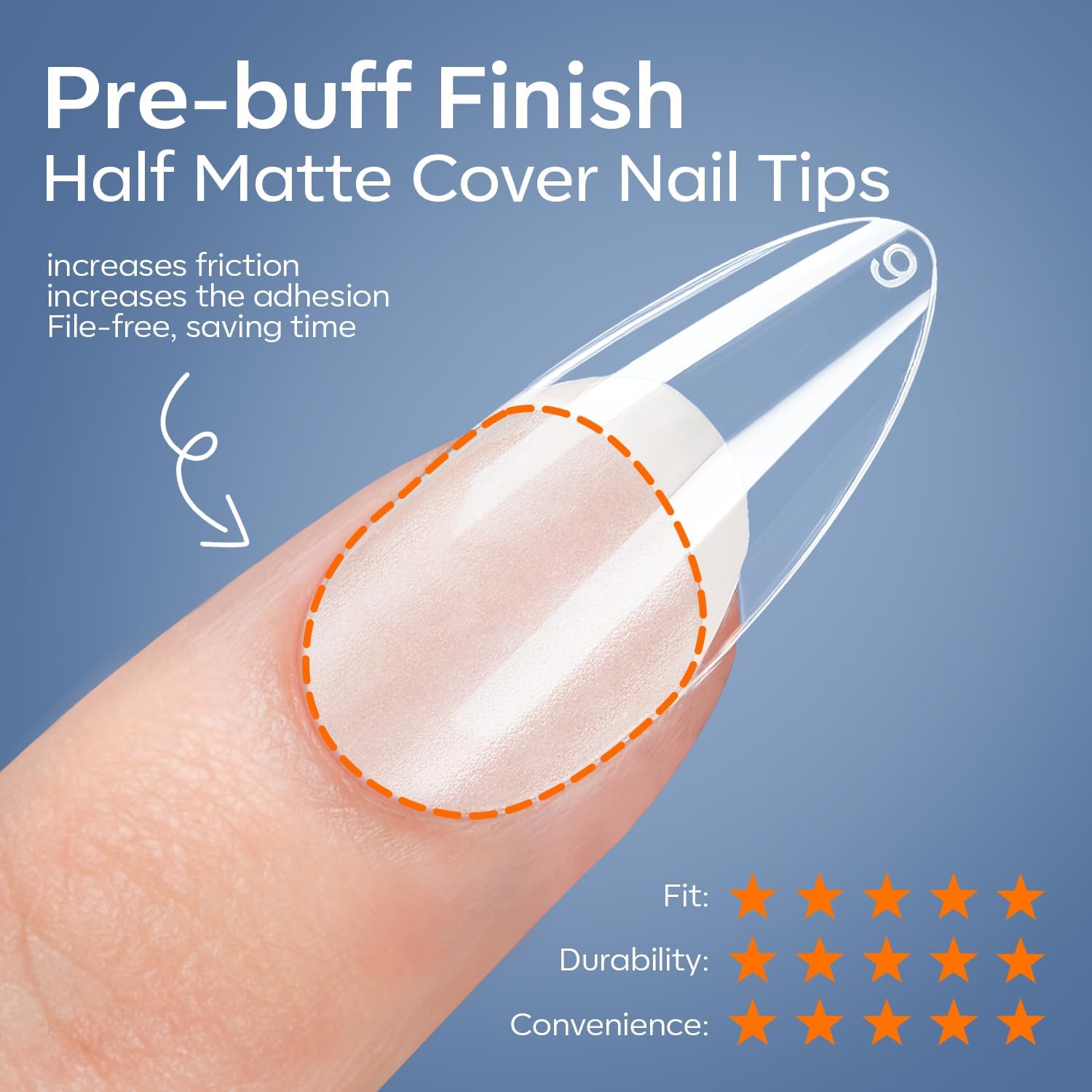 Modelones Gel X Nail Kit - Medium Almond Gel Nails & 216pcs Press On Acrylic Tips - 9-in-1 Glue & UV Lamp - Image 7