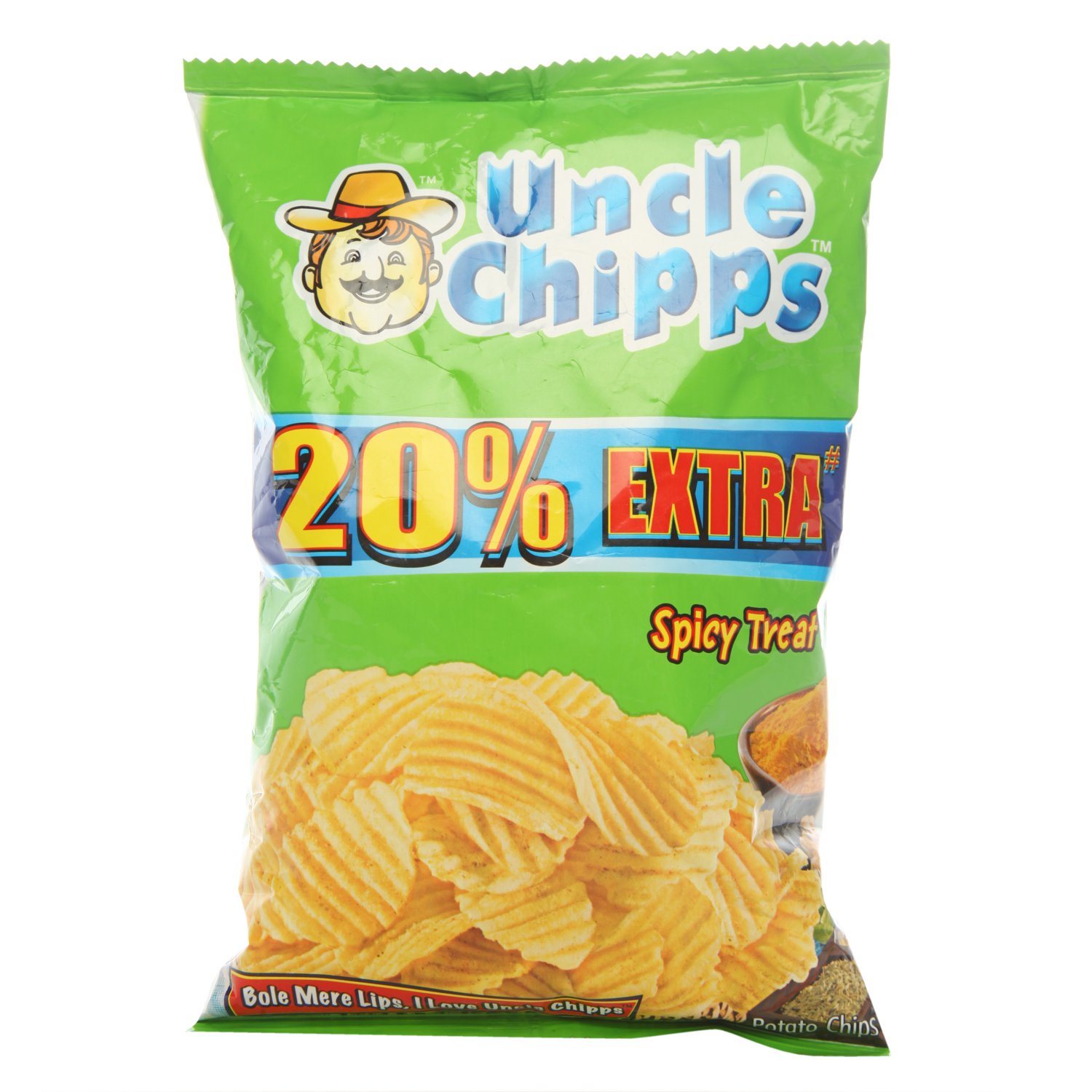 Amazon Com Uncle Chipps Chips Spicy Treat Spicy And Potato 30 Grams Pack India