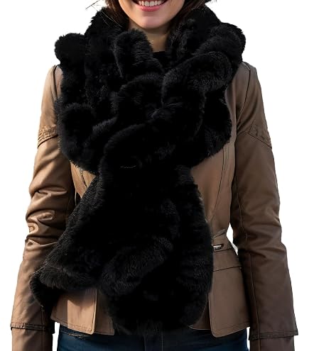 yUhe2018Cw Yu He Rabbit Fur Headband - Winter Knit Neck  display picture 1