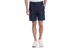 Savane Men's Hiking Cotton Cargo Shorts with Tech Pocket
