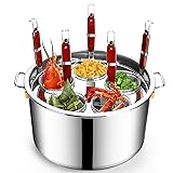 Pasta Cooker Insert Set Stainless Steel Pasta Pot