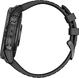Garmin Fenix 7X Pro Smartwatch Sapphire Solar Multisport DLC Titanium Black Band view 5