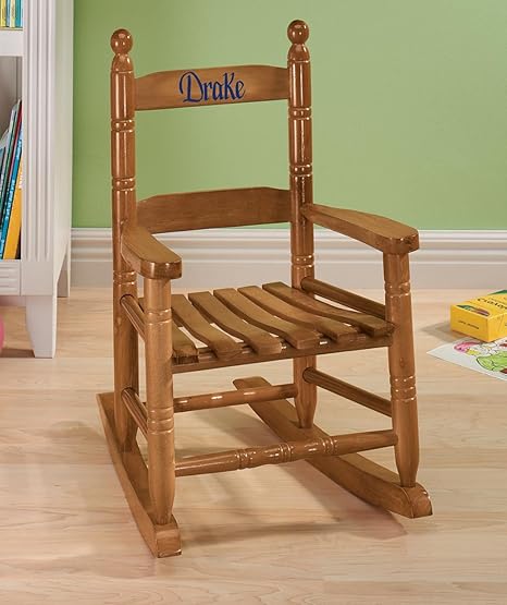 childs rocking chair with name