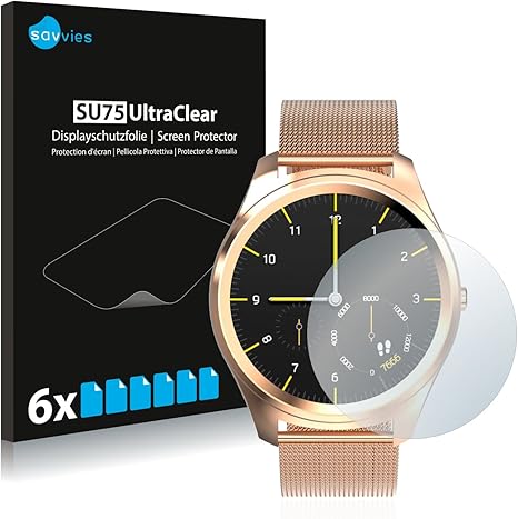 savvies Protector Pantalla Compatible con Diggro DI03 (6 Unidades ...