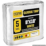 Core Tarps Classic 5 Mil Tarp Cover, Waterproof, UV