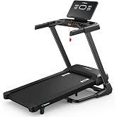 MERACH Treadmill with 15/18% Auto Incline, 55"/47"x18"/19" Wide Belt Treadmills, 0.5-8.7MPH/10MPH 3.5HP Brushless Incline Treadmill for Home, 350LBS Foldable Treadmills with Screen &amp; APP &amp; Heart Rate