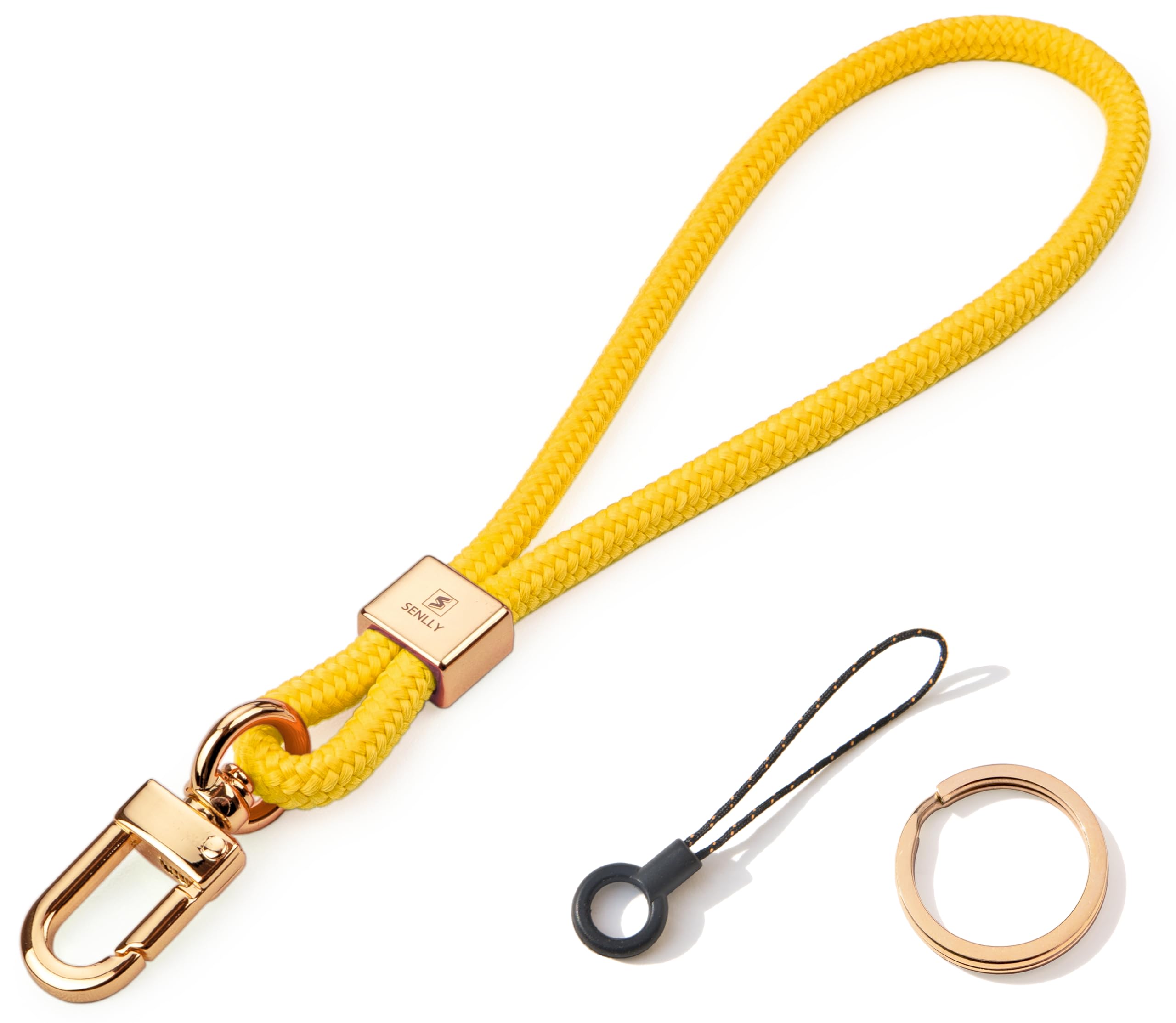 SENLLY Wristlet Lanyard Strap for Keys, Original Minimalist Design Wrist Keychain Holder