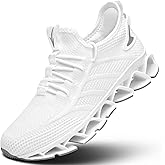Men's Breathable Walking Shoes Non Slip Casual Sport Tennis Running Shoes Athletic Gym Blade Fashion Sneakers