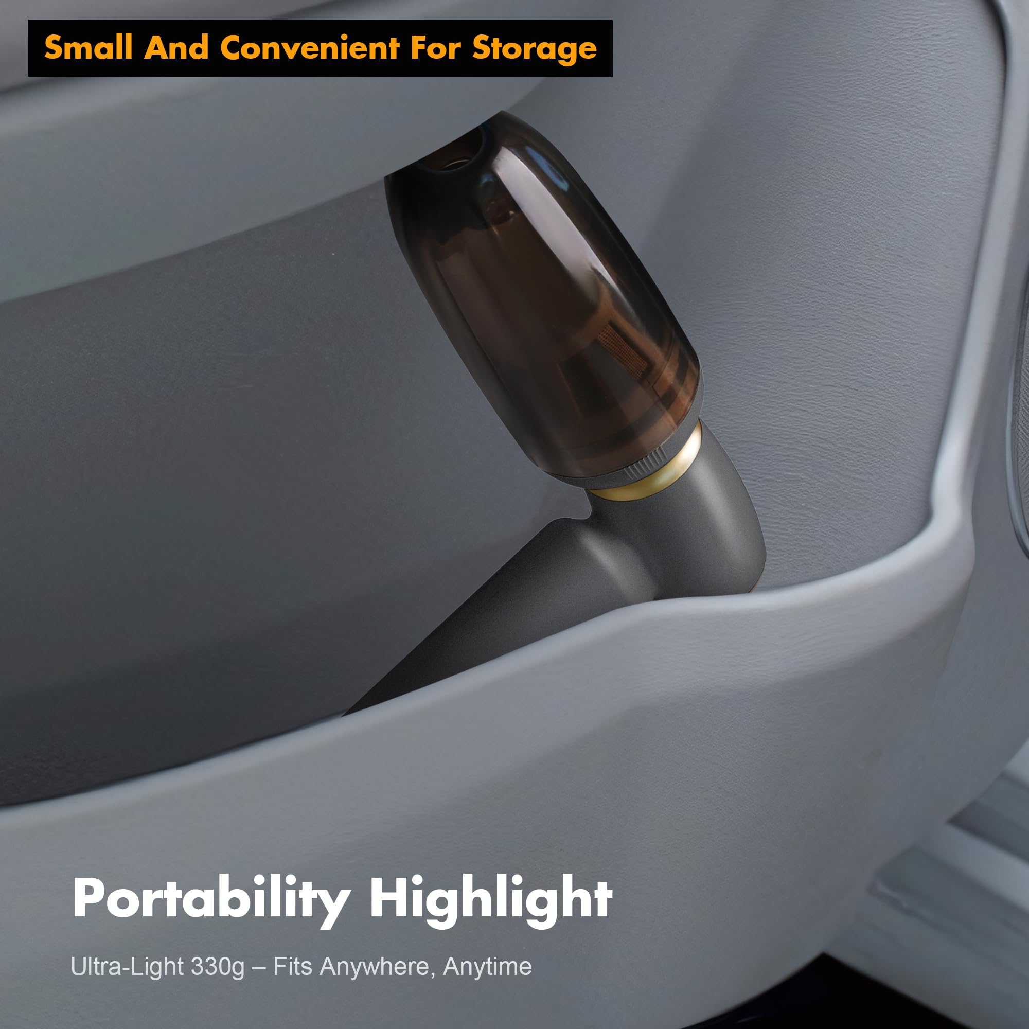 SHOWSUN Electric Air Duster, Compressed Air Duster, 130000RPM Brushless Motor Cordless Leaf Blower, Long Runtime 8000mAh Rechargeable Air Broom for PC Keyboard, Car, Home and Outdoors Cleaning