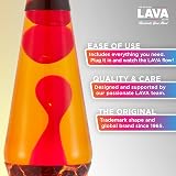 Lava Lava Lamp 14.5 Red Orange Volcanic Crags The Original Motion Lamp view 2