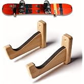 Vagabond Racks Universal Snowboard Wall Mount, Premium Bamboo Snowboard Rack Wall for Storage &amp; Display, Heavy-Duty Holder Fits All Boards with Bindings, Home, Garage, Apartment