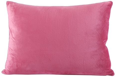 Buy Campus Memory Foam Standard Pillow With Removable Cover Pink